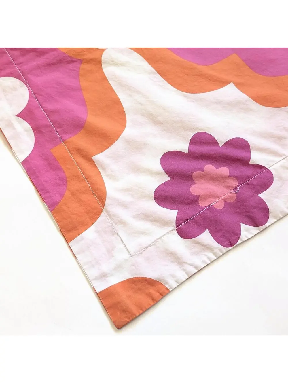 Jonathan Adler Happy Chic Pillow Sham with Vivid Pink & Orange Pattern